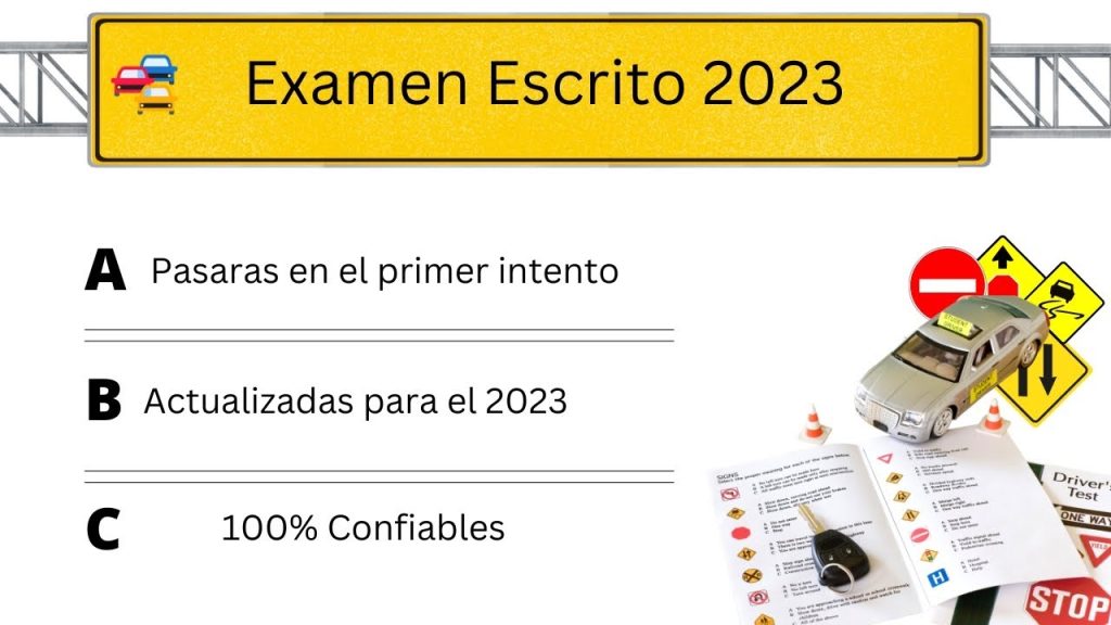 preguntas para la licencia de conducir