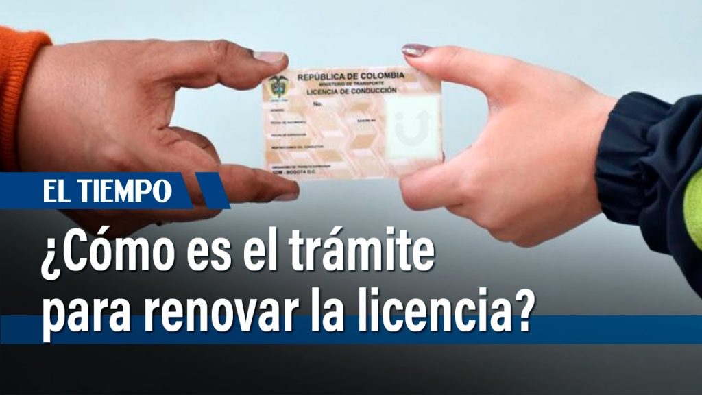 renovar licencia de conducir